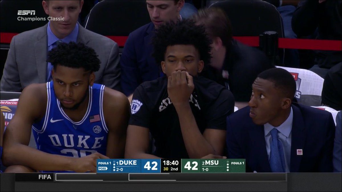 WATCH: Marvin Bagley Injures Eye Against Michigan State