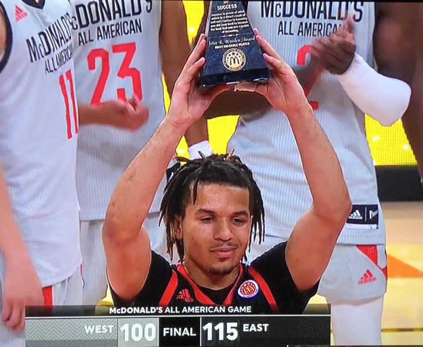 Cole Anthony named MVP of McDonald's AllAmerican Game Zagsblog