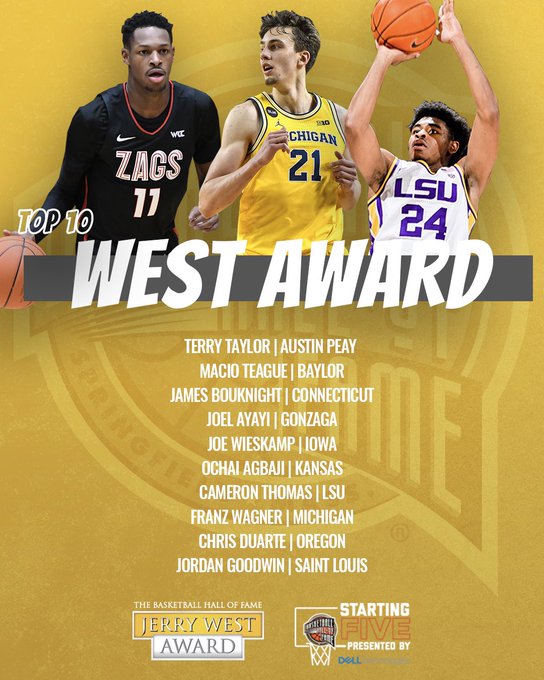 Vescovi Named Top-10 Candidate for Jerry West Award - University