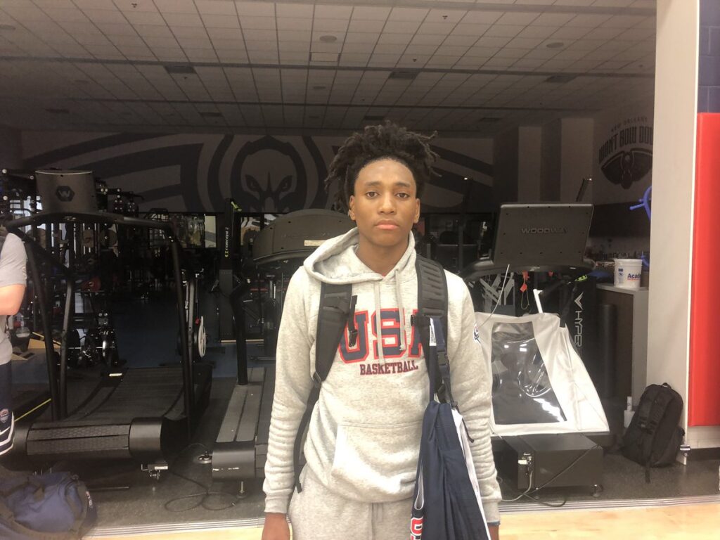 Class of 2024 guard Tahaad Pettiford heats up at Nike EYBL Session 1