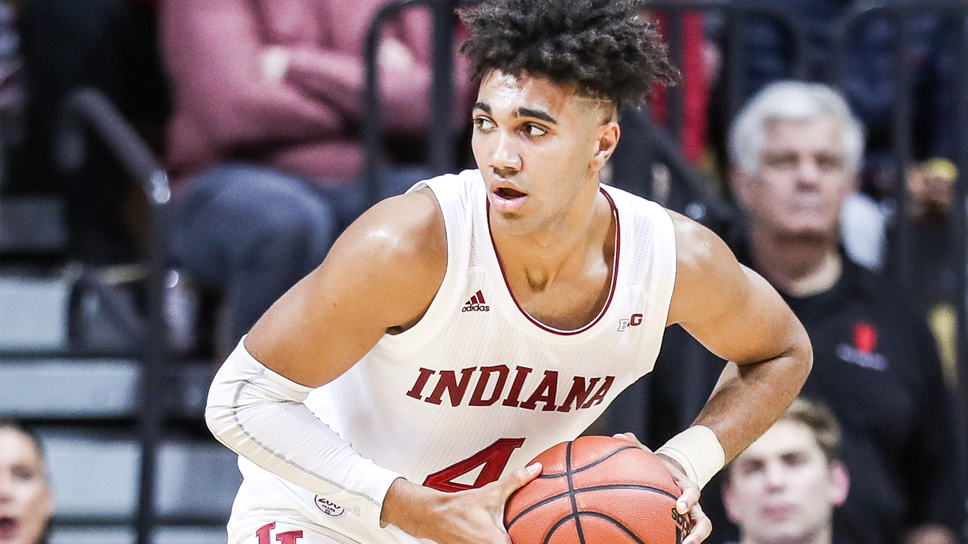 Trayce Jackson-Davis hits 3s at Draft Combine