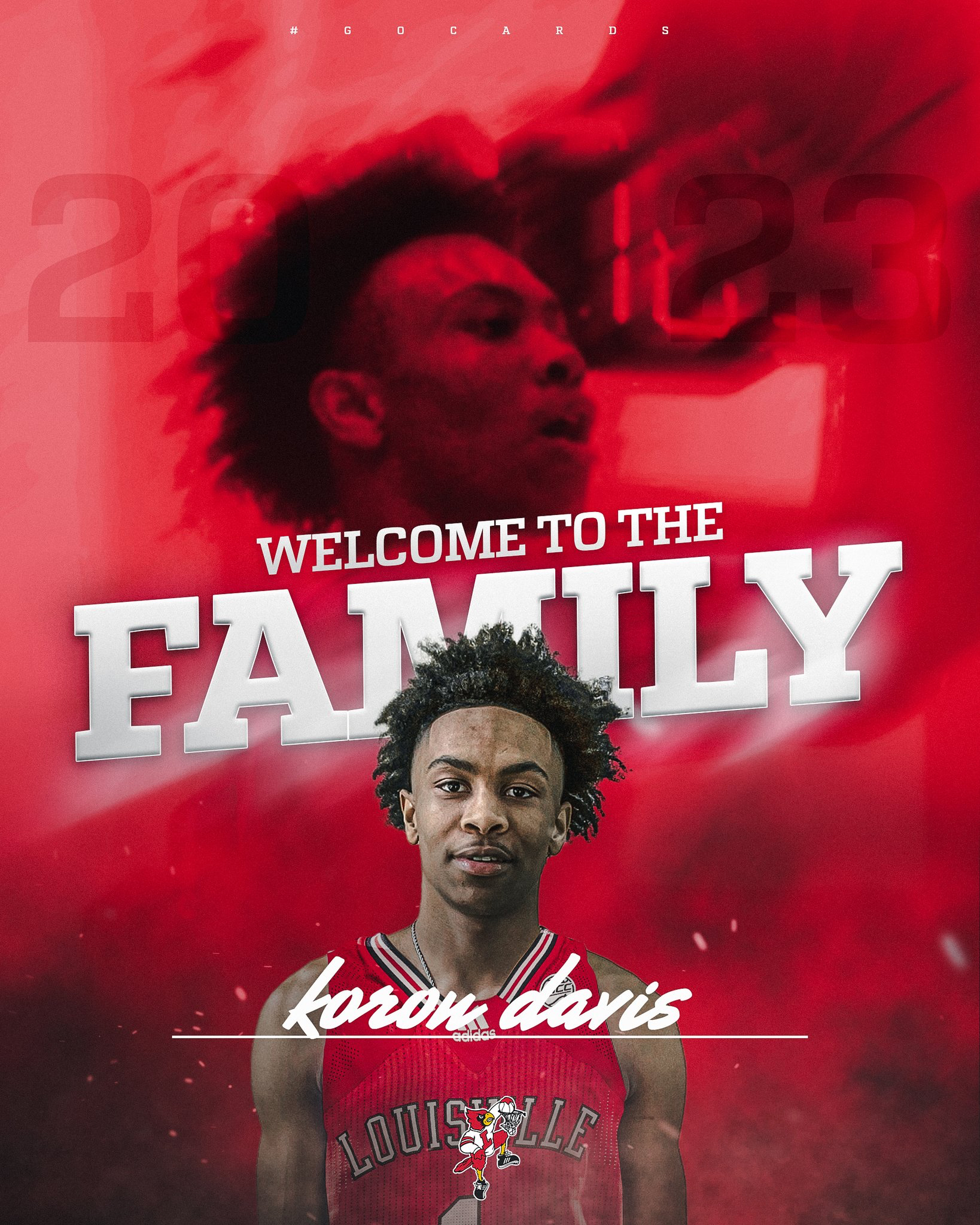 Louisville Cardinals Basketball Koron Davis - Media Day 2023 