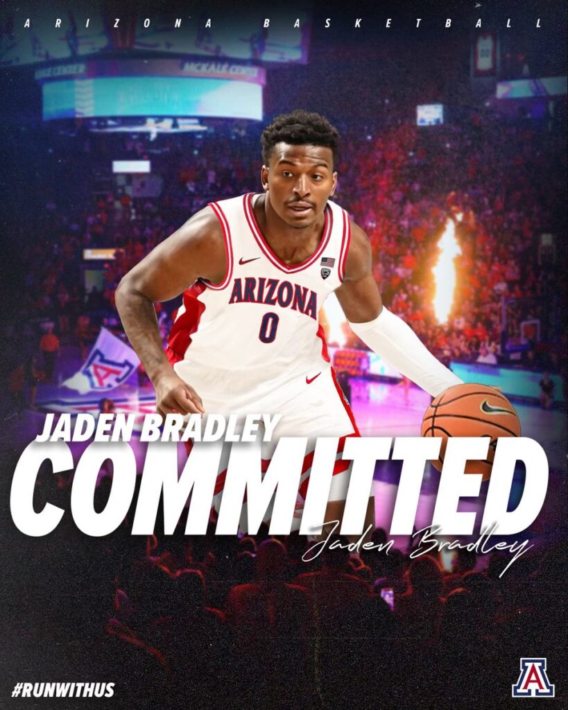 Arizona adds Alabama transfer Jaden Bradley Zagsblog